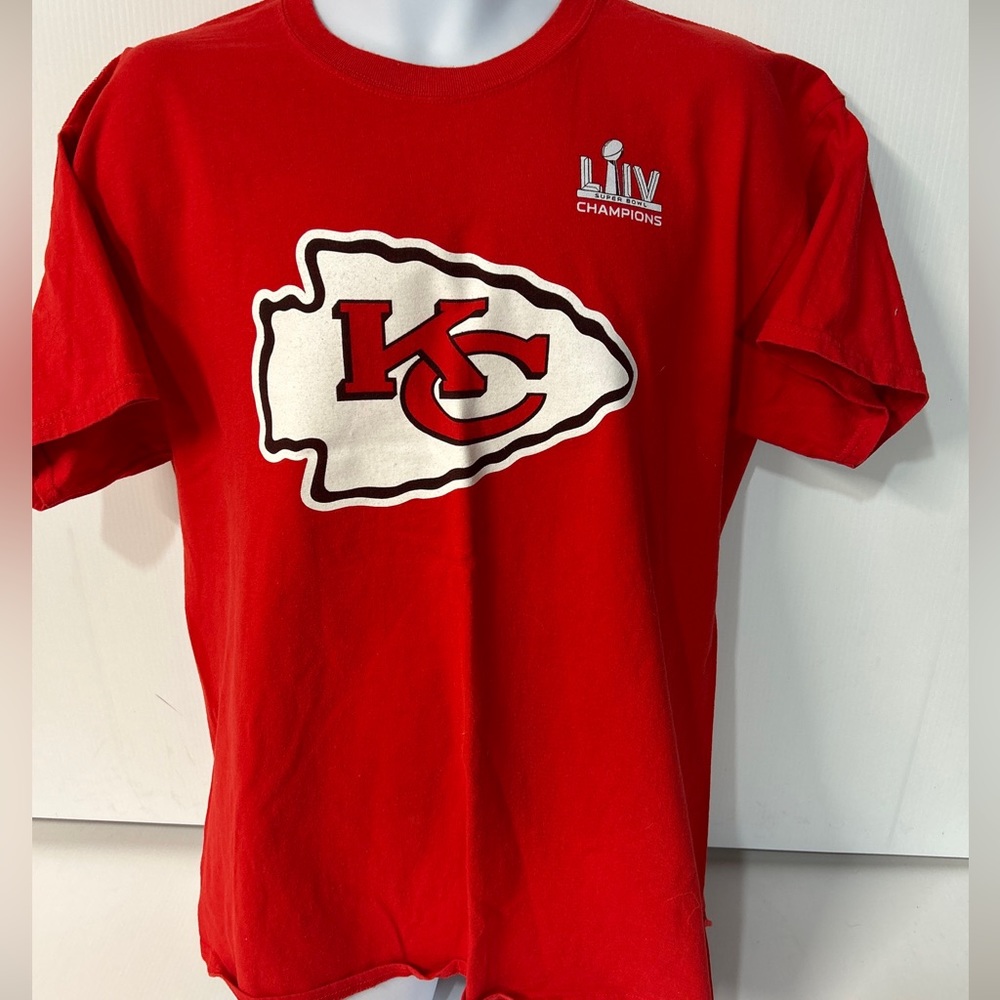Patrick Mahomes KANSAS CITY CHIEFS Fanatics T SHIRT NFL Super Bowl Champs XL